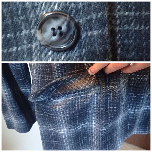 Vintage JR Bentley Plaid Blazer Jacket - Picture 4 of 9